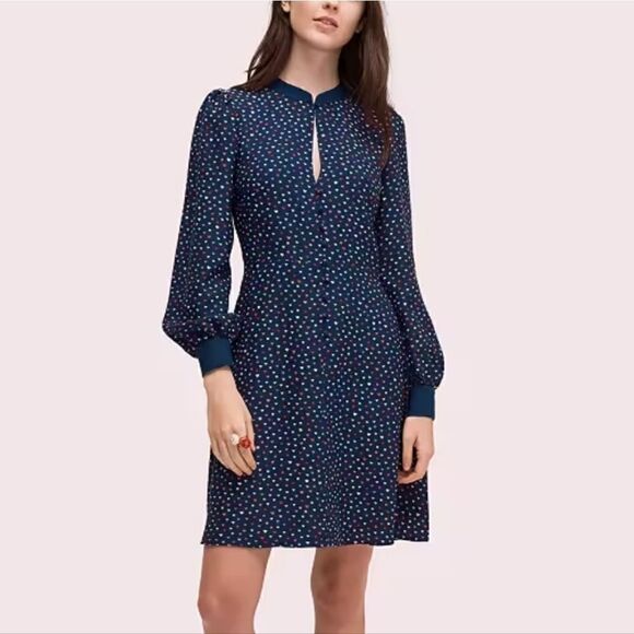 Lips Crepe Dress - Picture 1 of 8